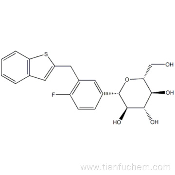 (1S)-1,5-Anhydro-1-C-[3-[(1-benzothiophen-2-yl)methyl]-4-fluorophenyl]-D-glucitol CAS 761423-87-4